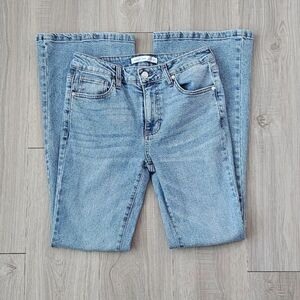 Womens Altar'd State Light Blue Flare Jeans